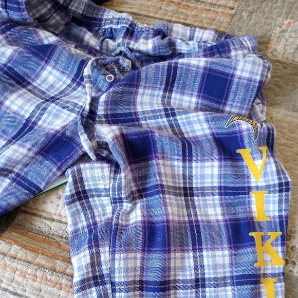 Men's medium Purple and white Minnesota Vikings pajama pants - Picture 1 of 1